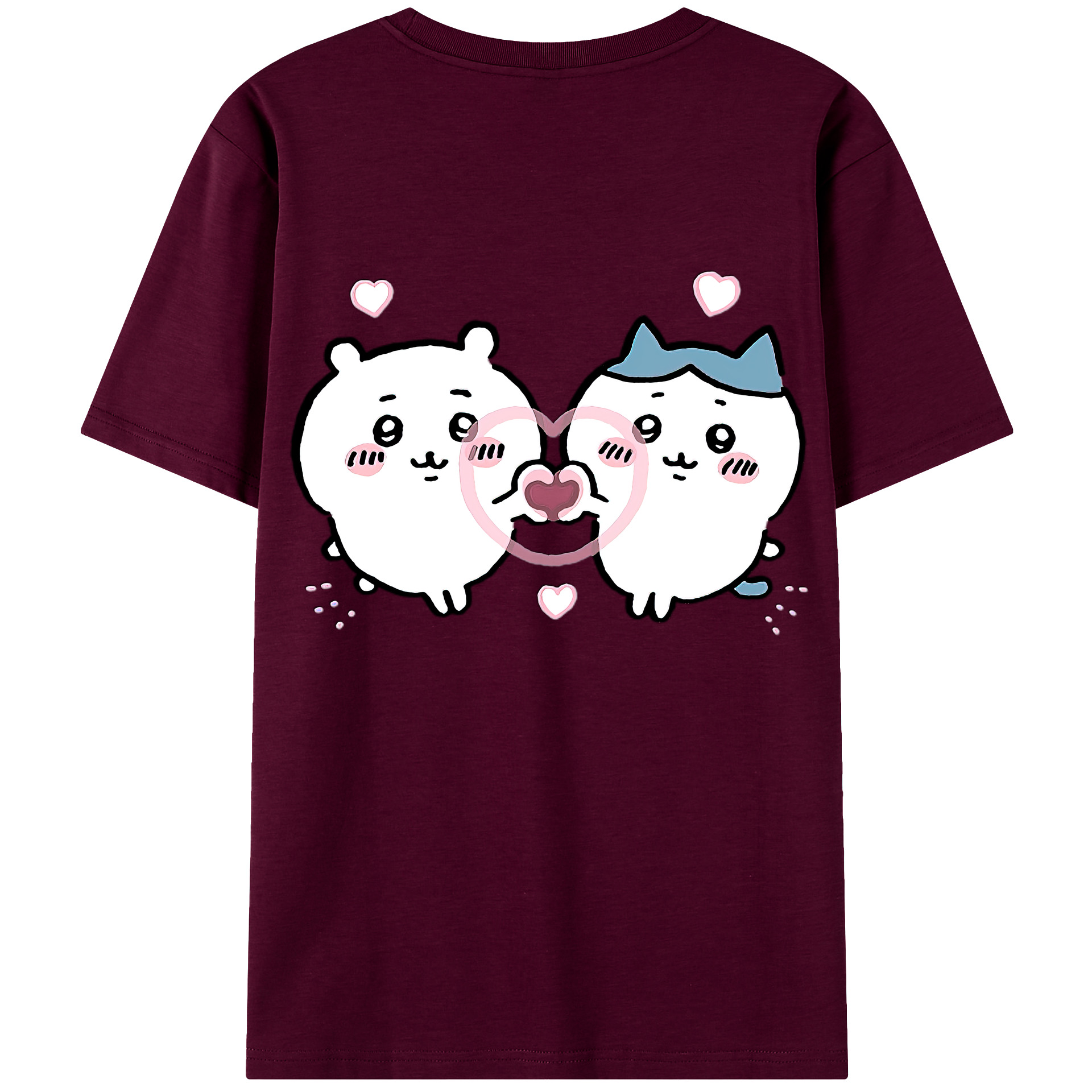 （画像用） ちいかわ ちいかわ Chii-kawa chiikawa レディース半袖Tシャツ(バックプリント)